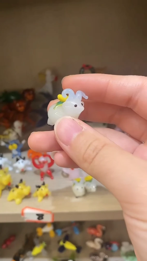 【闪购商品】瓷摆件料器发财羊456
