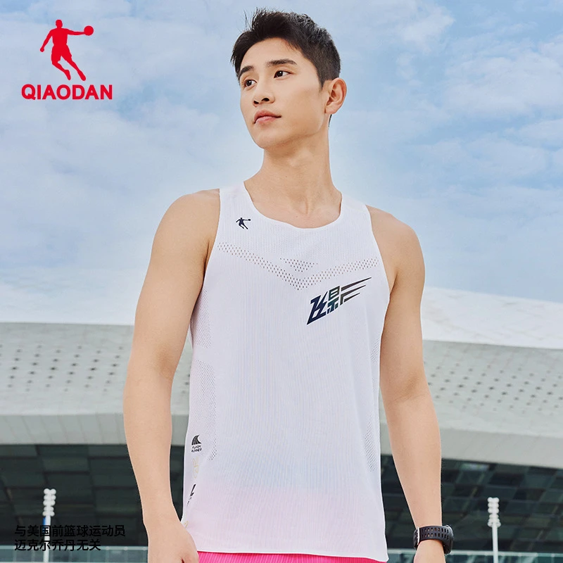 「飞影PB」中国乔丹男款运动背心2025夏季薄款无袖马拉松跑步T恤