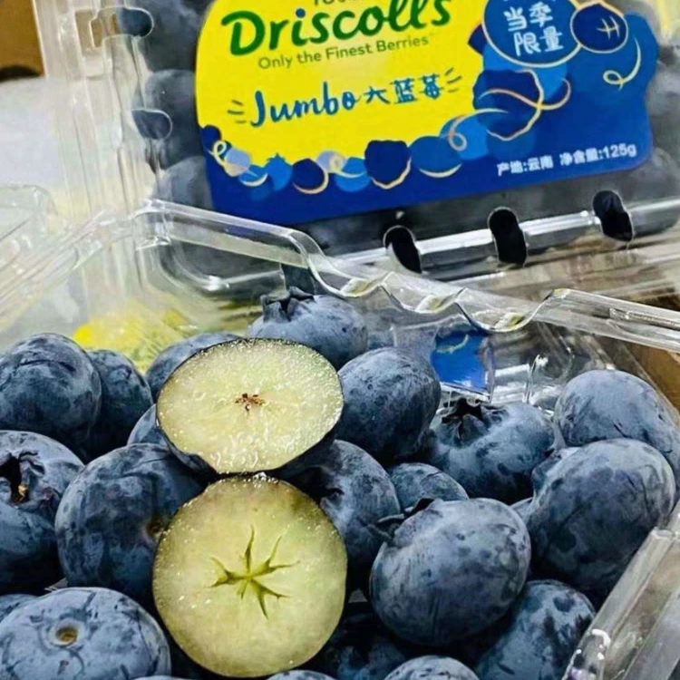 【顺丰包邮】“怡颗莓”云南限量版蓝莓王，4/6/12盒 125g/盒新鲜