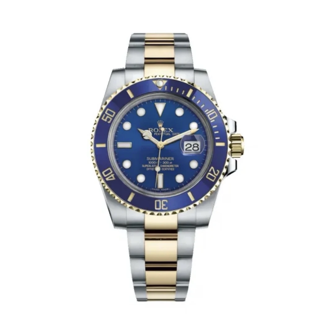 99新 Rolex/劳力士 116613间金蓝/40mm/单表