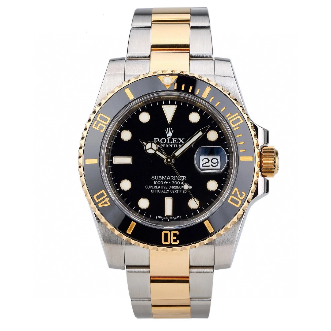 99新 Rolex/劳力士 间金黑116613/40mm/2019.9.20全套