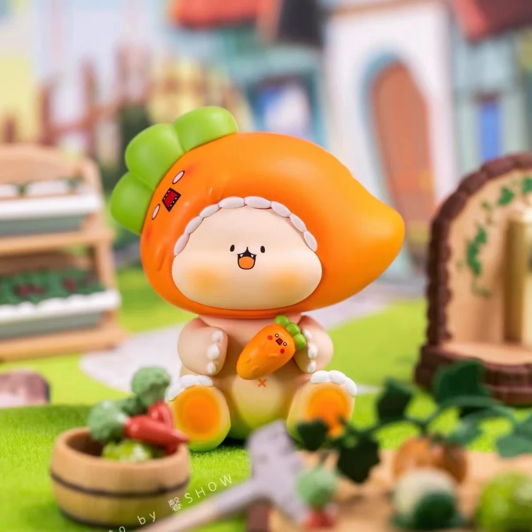 《拆盒》正版现货嗷呜咬一口系列盲盒可爱呆萌潮玩烤吐司手办玩具
