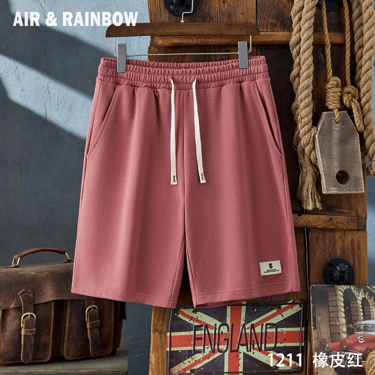 【340克毛圈棉】男士宽松吸汗夏简约时尚休闲短裤百搭运动中裤1211