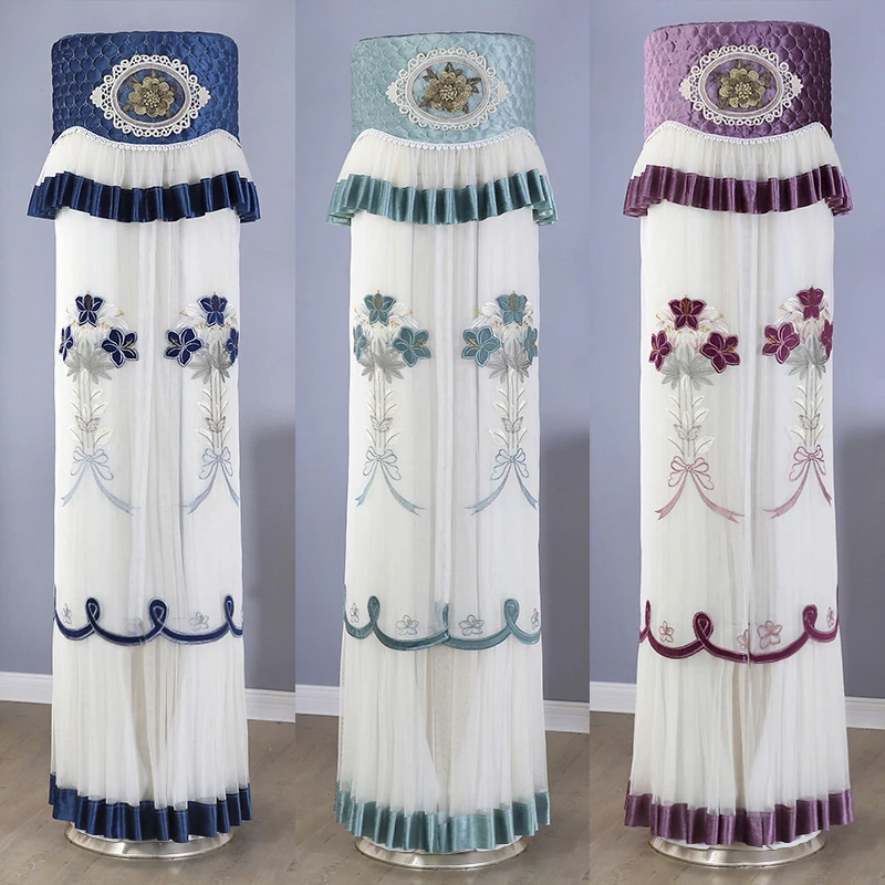 空调防尘罩立式圆形3P海尔格力美的奥克斯圆柱客厅开机不取空调罩