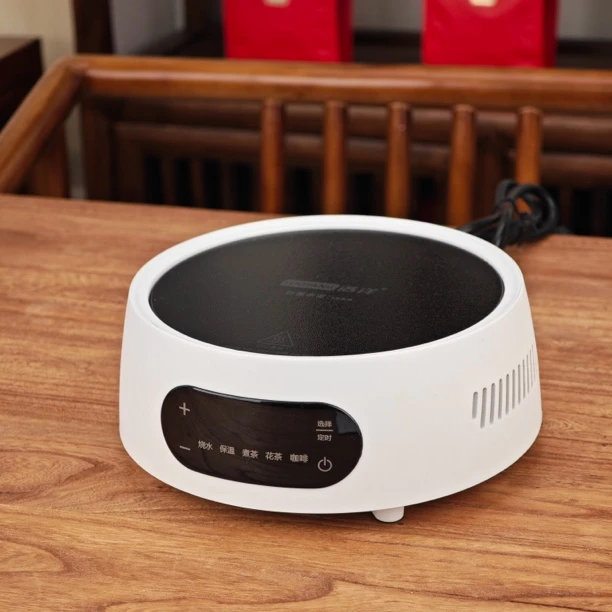 （2元宝单炉）白色小元宝煮茶电陶炉1500w防水防爆智能数显