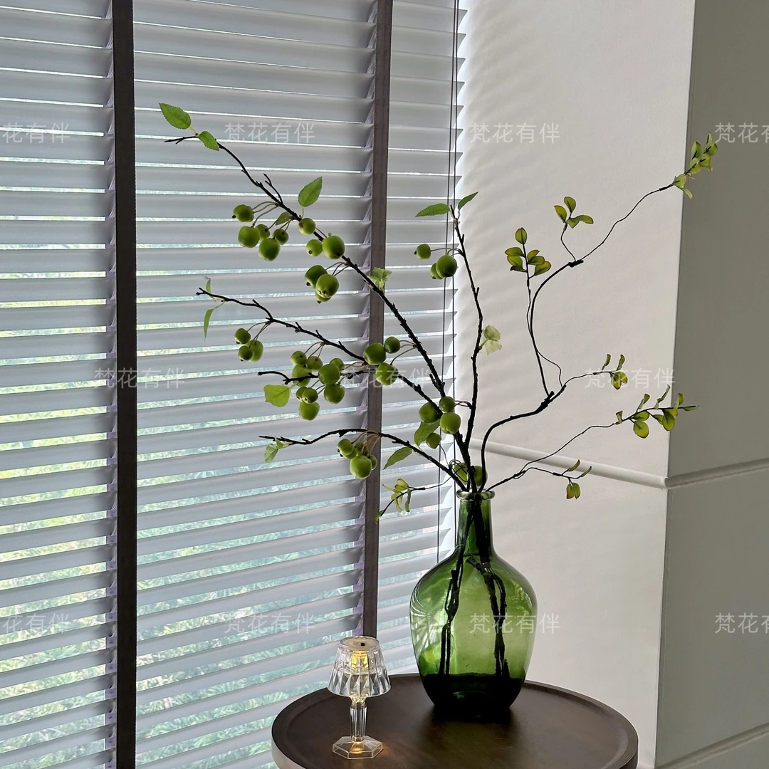 【苹安】设计师款仿真小苹果轻奢家居酒店餐厅客厅装饰摆件插花