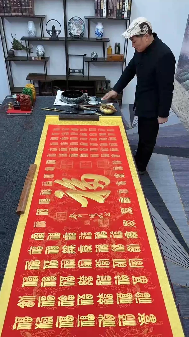 【闪购商品】书法百福图