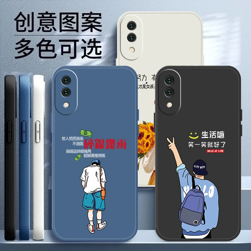 适用荣耀9X手机壳荣耀9XPRO液态硅胶新款创意爆款