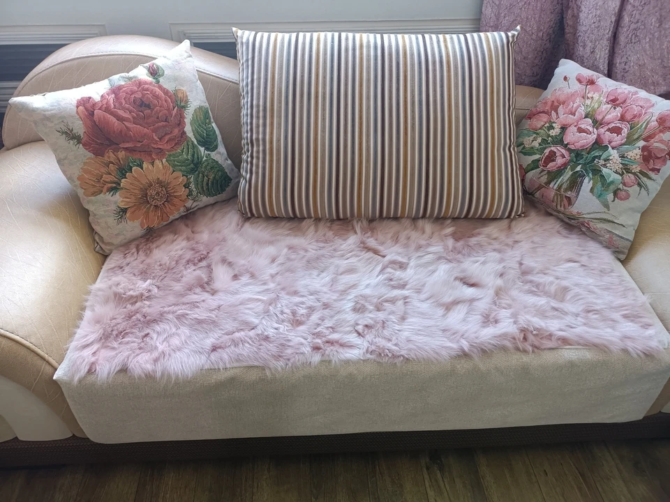 【单色】羊毛毯子皮毛一体沙发垫飘窗垫汽车坐垫床垫床边地毯