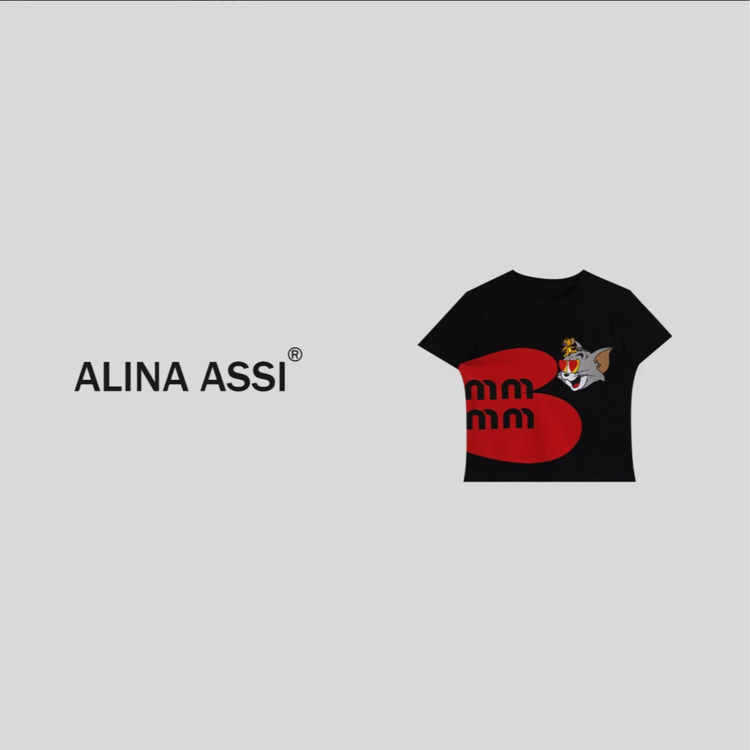 【一个艺】2024新款百搭时尚T恤简约显瘦短袖上衣YMU322