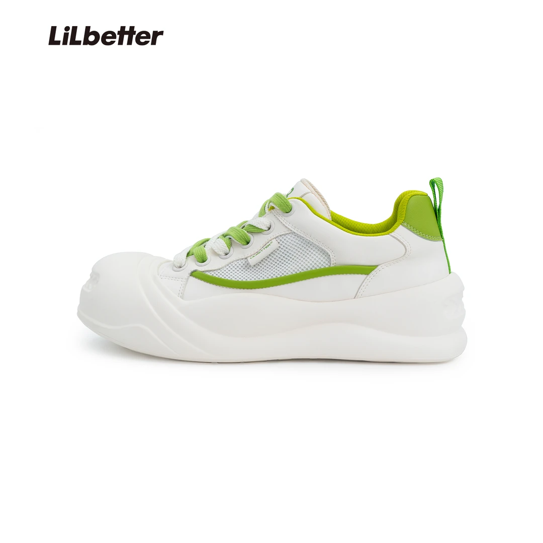 LILBETTER系带显眼包风感波粒开口笑发泡底夏季帆布鞋男女同款