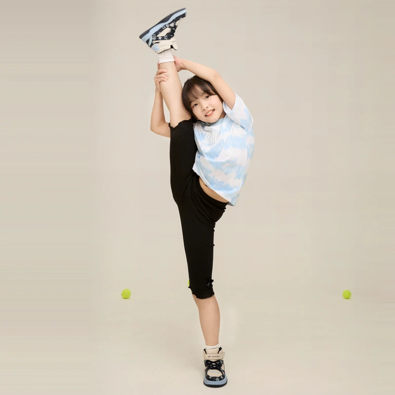 [商场同款]EP雅莹童装夏女童新款时尚洋气休闲运动瑜伽短裤