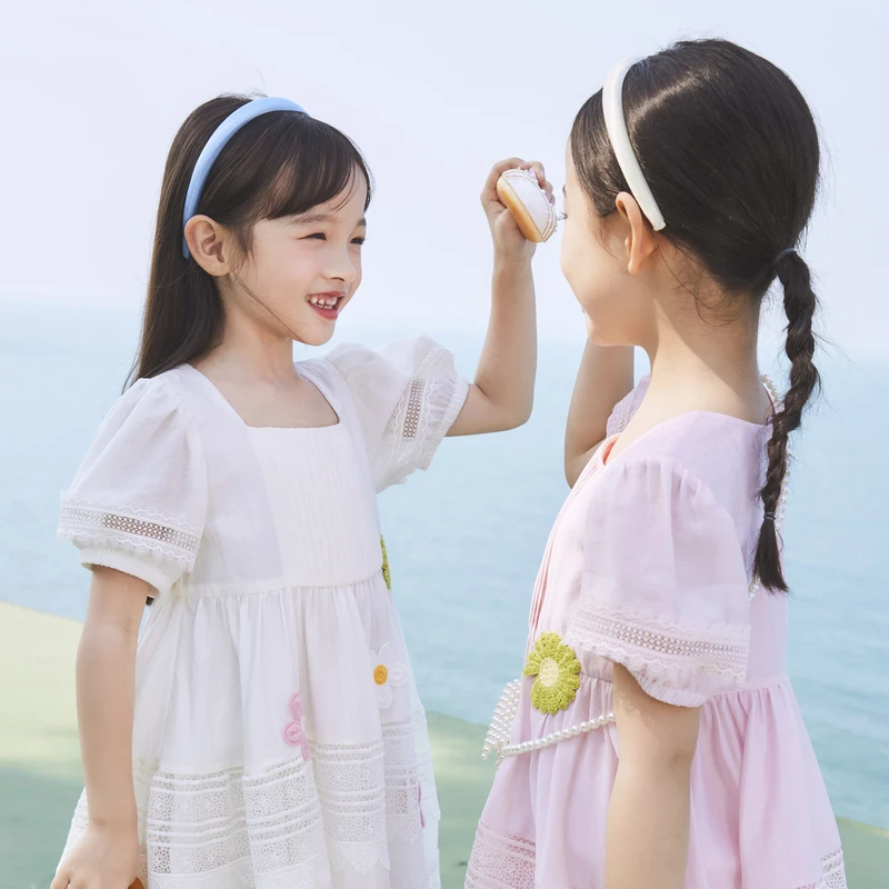 [商场同款]EP雅莹童装夏女童新款时尚洋气花朵图案公主连衣裙