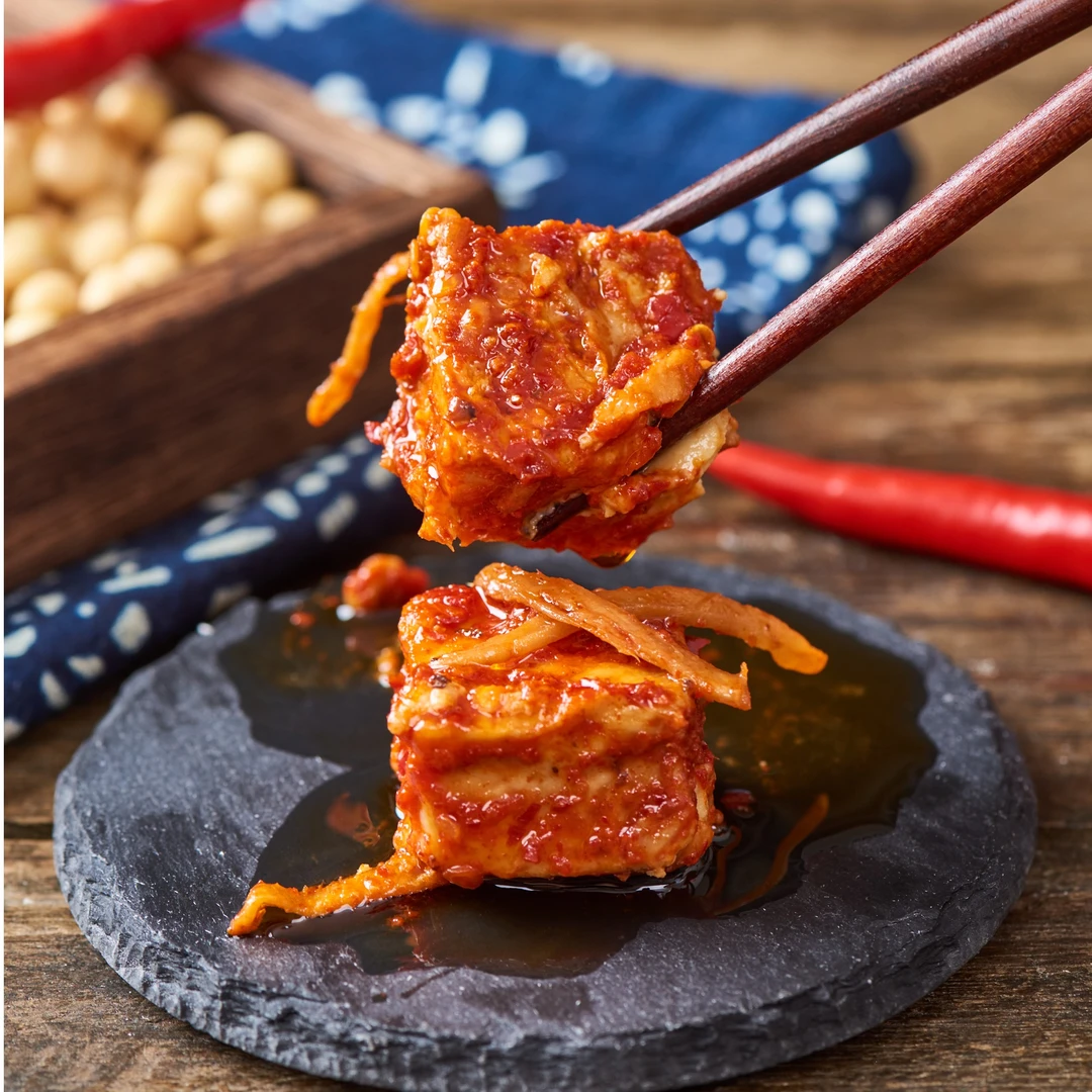 【味的饿】湖南特产手工姜丝霉豆腐自然发酵豆腐乳500克