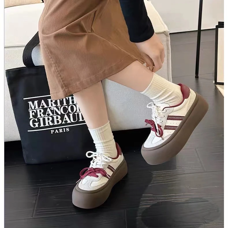 【2024秋】583-2欧洲站高定厚底德迅鞋百搭休闲板鞋