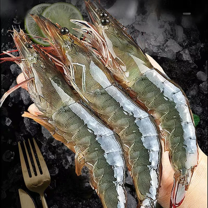 +【大花推荐】中大号14-16cm海水大虾 速冻锁鲜约60-70只左右4斤/盒