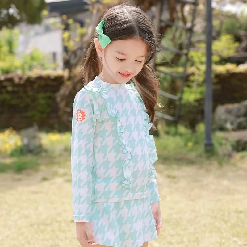 bay·b【女宝】bay.b儿童泳衣防晒抗氯高弹透气速干S-35