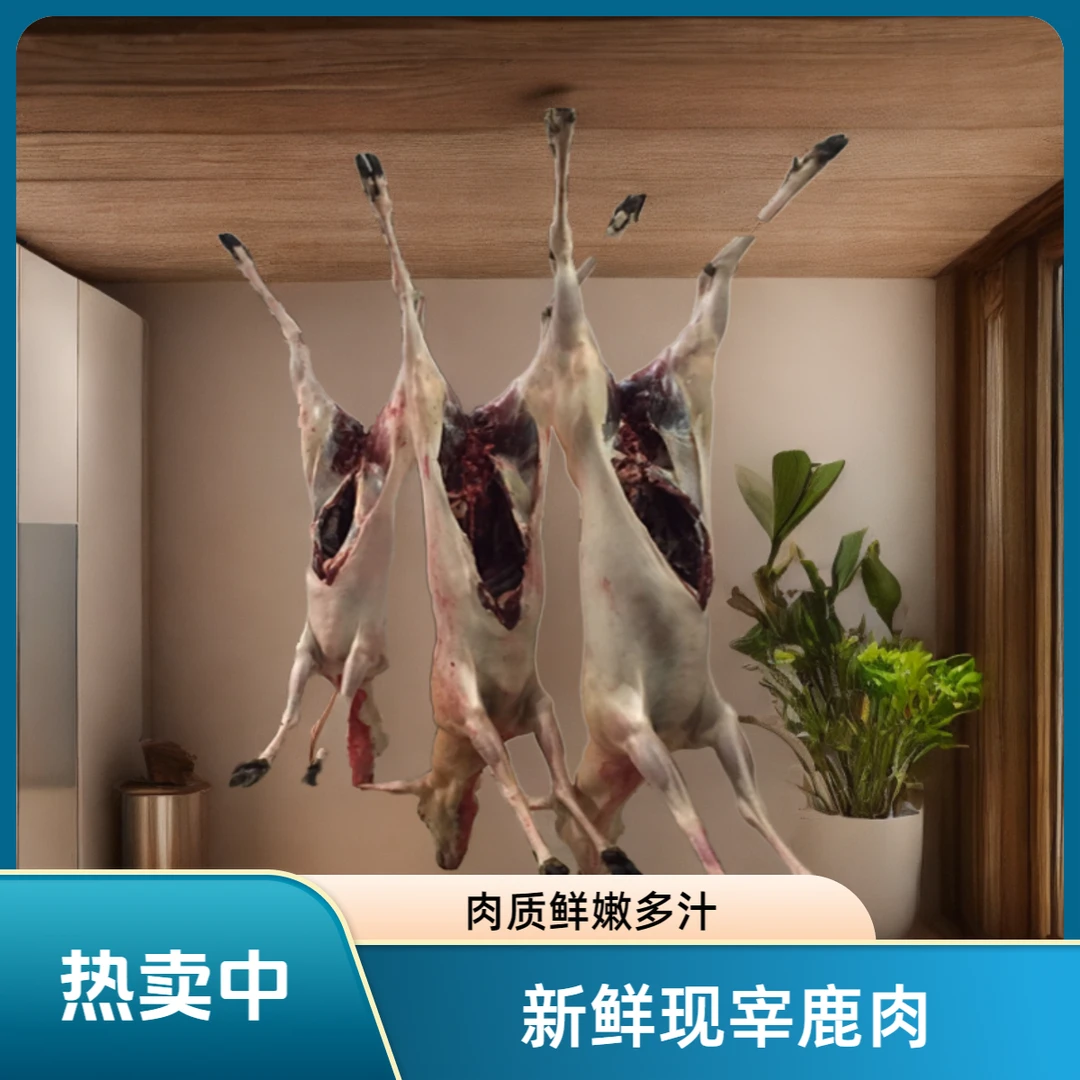 鹿白条 整头带皮鹿肉 带皮鹿肉
