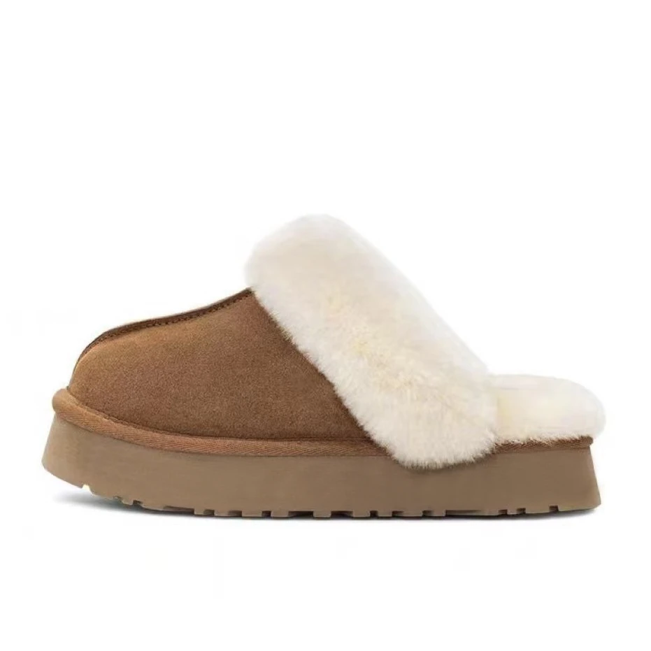 【已开价】桑坡蜜蜡工艺厚底星拖千颂伊同款外穿包头拖冬季网红