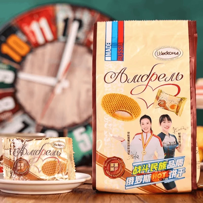 俄罗斯阿孔特牌安布列利瓦夫饼干358*4