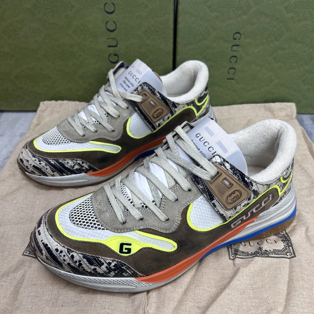 未使用 GUCCI/古驰 古驰秋冬款时尚做旧休闲鞋全新39.5/41.5/42欧