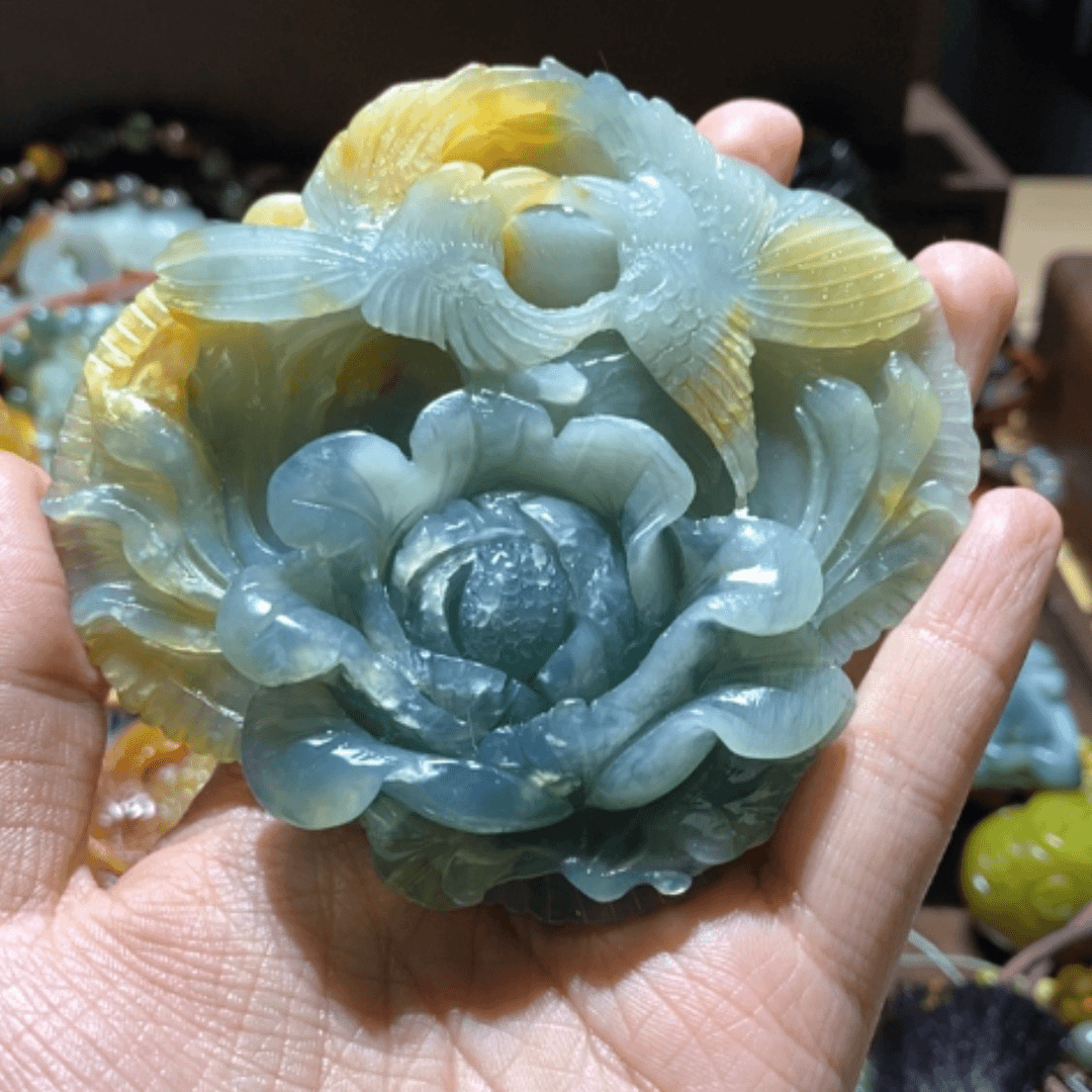 【闪购商品】蛇纹石玉颈饰合金抱**一