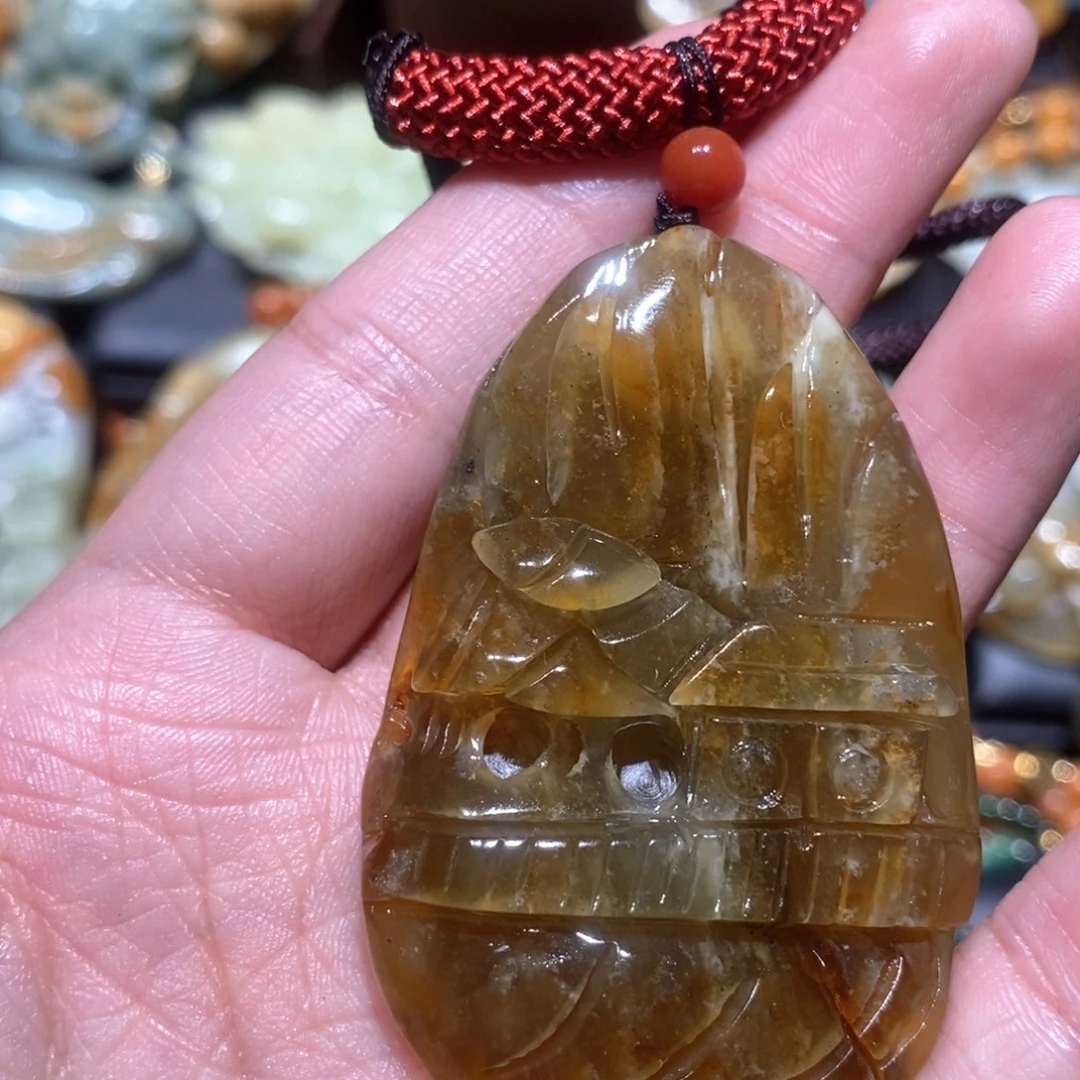 岫玉吊坠(赠链)未镶嵌