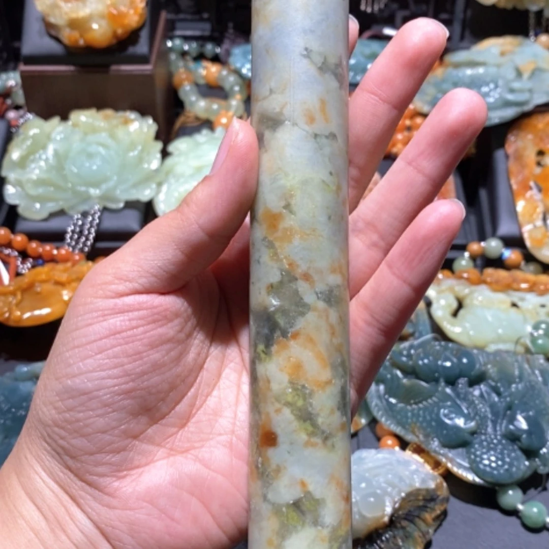 【闪购商品】蛇纹石玉颈饰合金