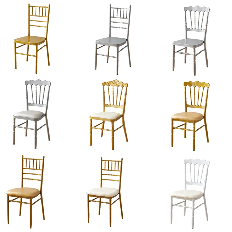 竹节椅古堡椅拿破仑椅饭店餐厅酒店宴会椅子户外活动婚庆婚礼餐椅