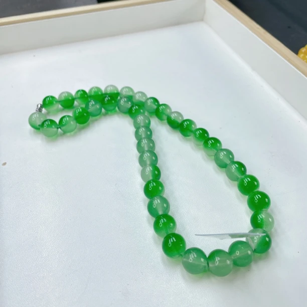 非金属树脂项链 【甄选品质】项链 237冰绿妈妈链 翠绿色项链