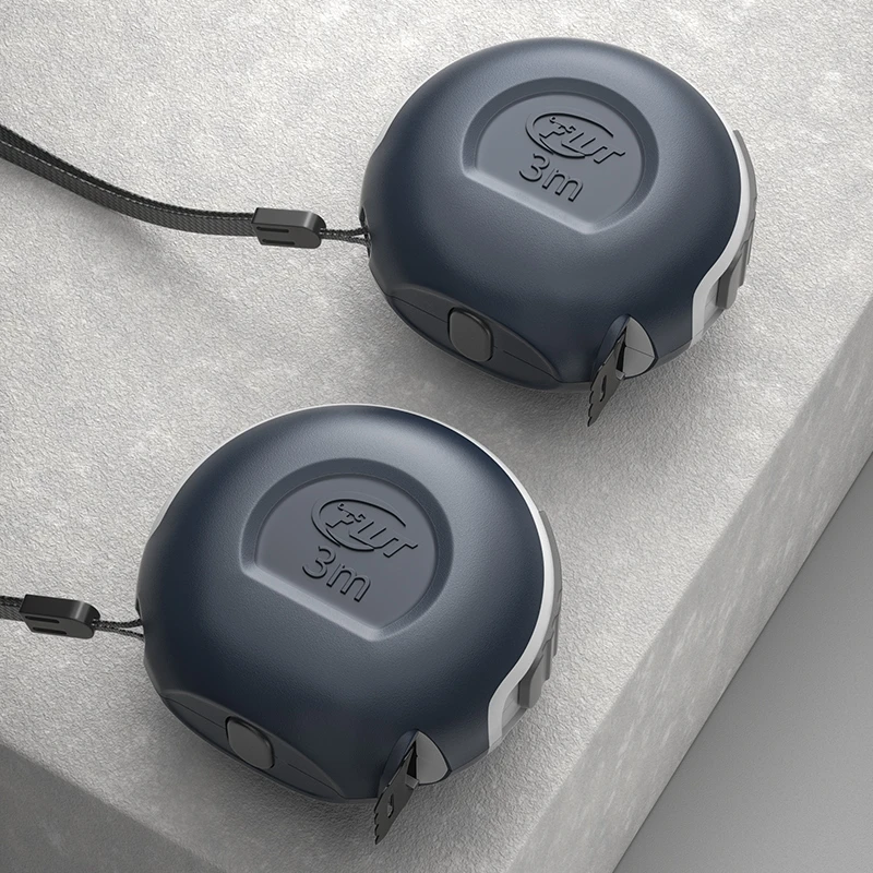 松弛感镂空卷尺高档防水防锈加硬水洗加厚钢卷尺高精度工地家用