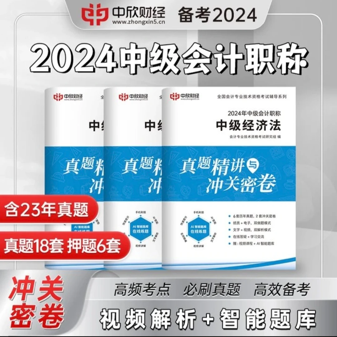 中欣-2024年中级职称历年真题试卷