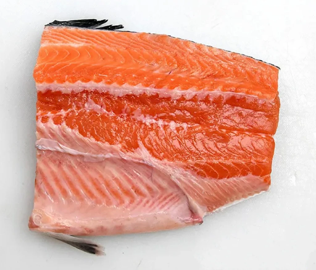 （瘦）挪威三文鱼大西洋鲑鱼现切带皮带边角