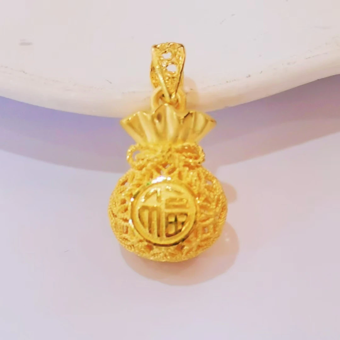 【富远黄金】足金镂空福袋FYHDTY0003