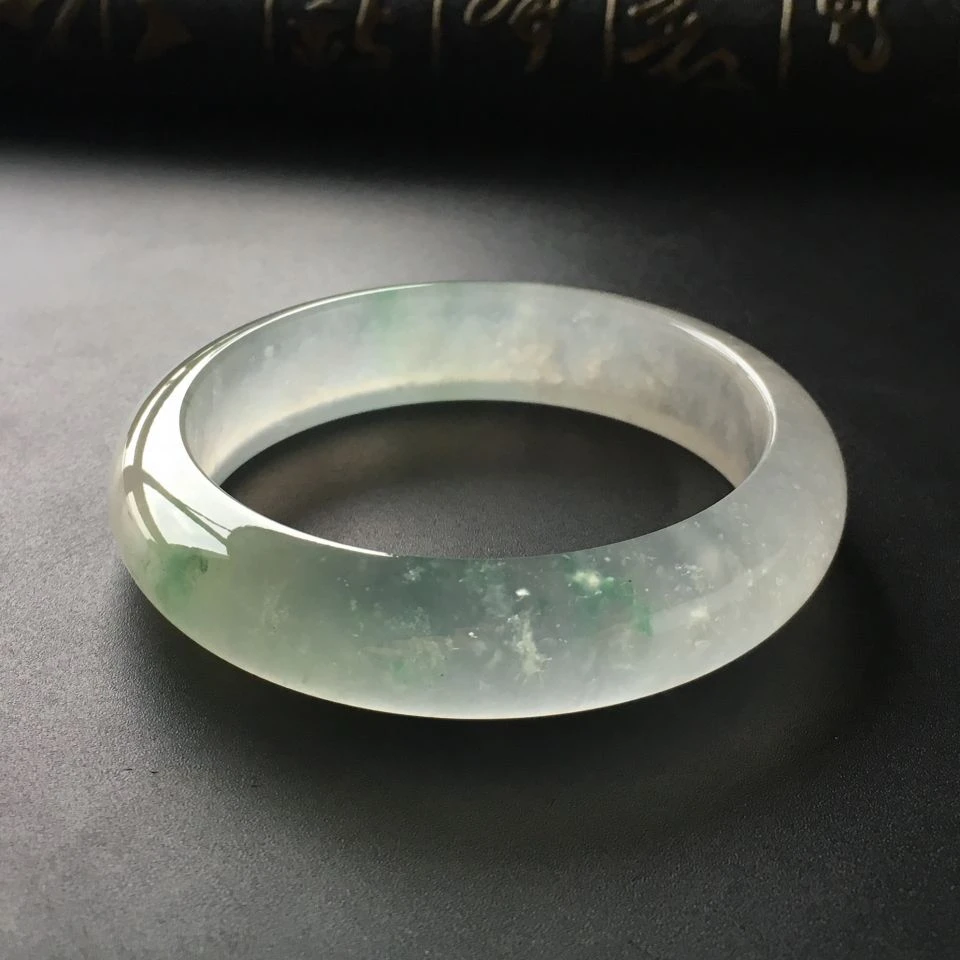 非金属仿水晶手镯 干净通透精美圆镯