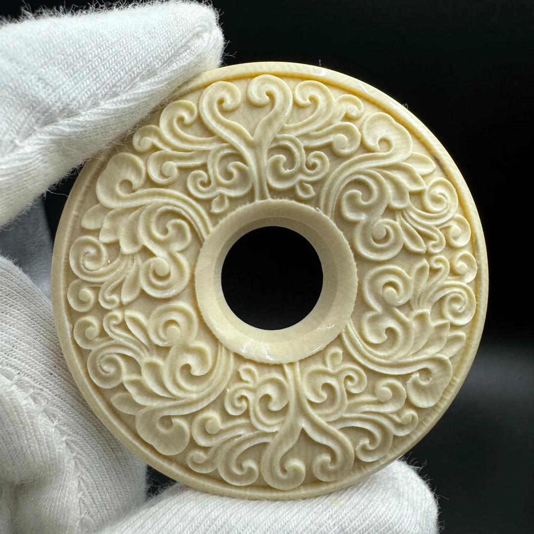 F0009天然猛犸【西番莲】面包圈