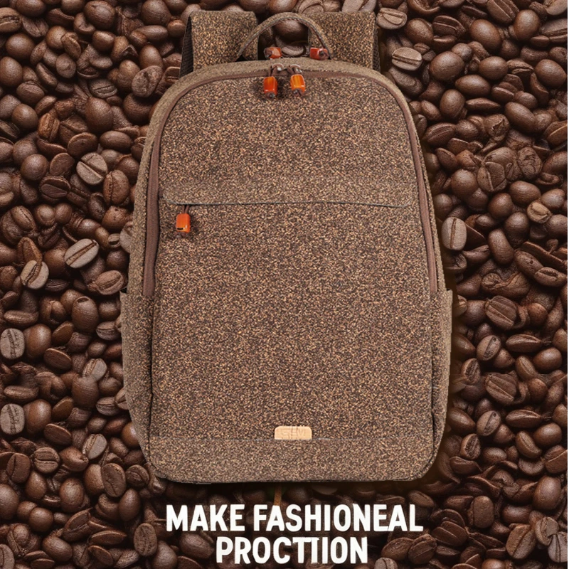 GEM咖啡渣休闲背包宝石背包时尚潮流环保轻便双肩背包GL021女士