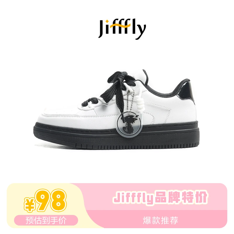 【Jifffly特价款】小白鞋面包鞋