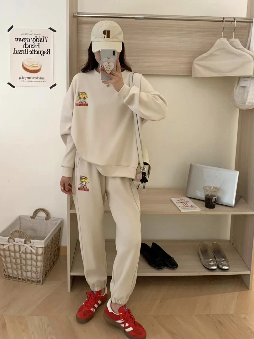 【外贸订单】LOLO&MOLLY 正版 套装 卫衣+卫裤 8855