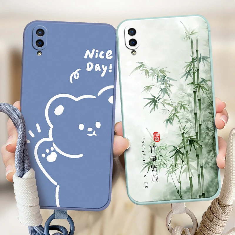 适用vivoY93手机壳vlv0Y93卡通y九三可爱V1818A软硅胶ⅴiⅴoy93s