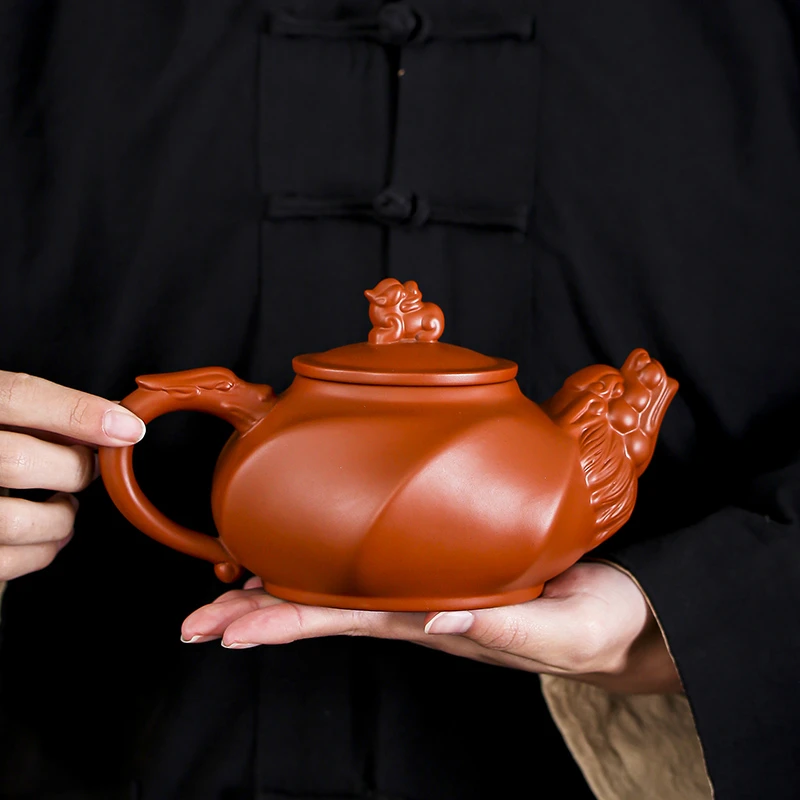 大容量紫砂壶大号家用泡茶壶茶具纯手工陶瓷过滤单壶中式紫砂茶壶