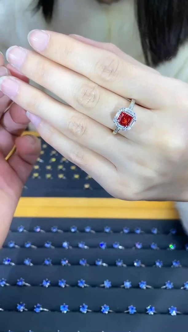 【闪购商品】钻石戒指/指环银S925镶嵌040