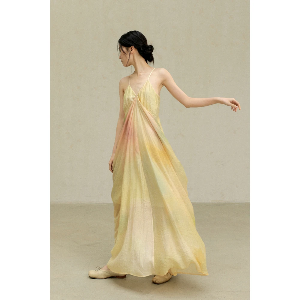 MURMUR MIMI 24SS 胶囊系列 垂坠感廓形吊带裙