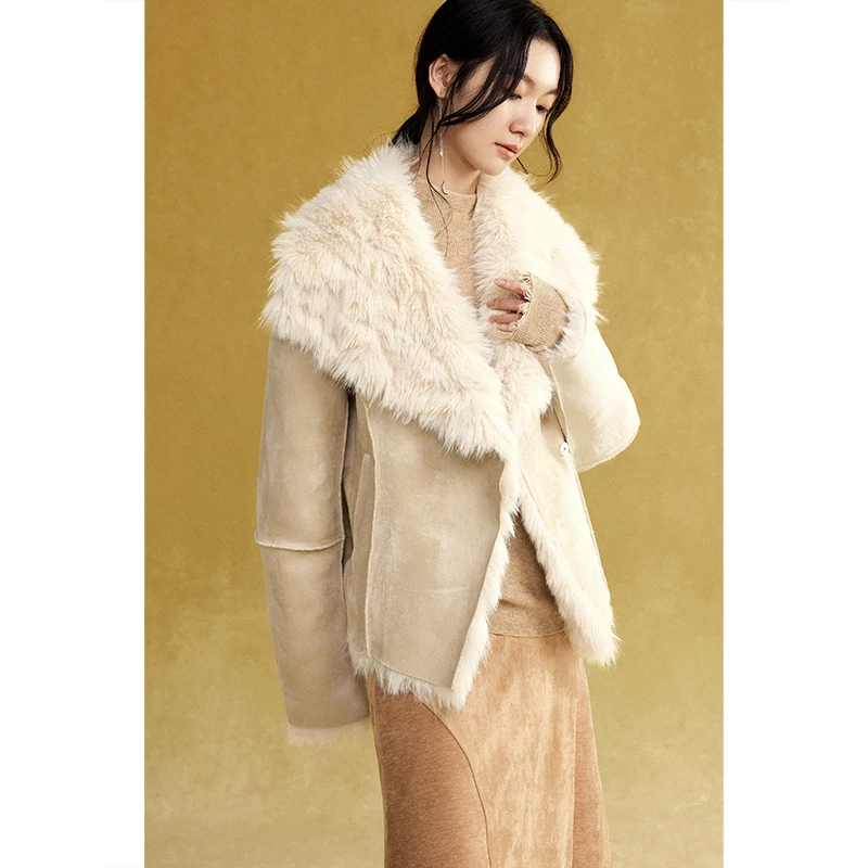 MURMUR MIMI 设计师品牌 皮毛一体外套