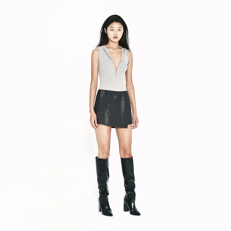 Liegee 流星烫钻裤裙