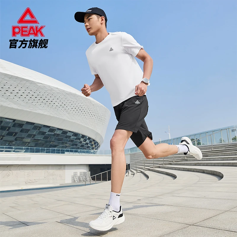 匹克速干运动套装丨高能感夏季针织跑步健身情侣运动服-DF142021