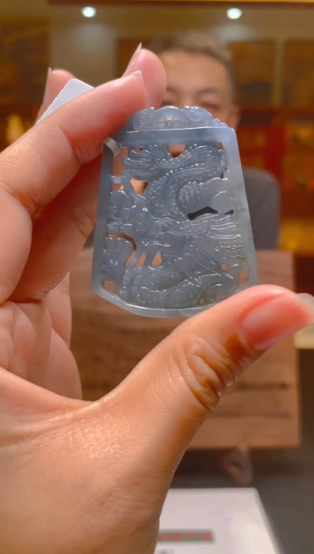 【闪购商品】翡翠颈饰未镶嵌大顺（凤）170109002