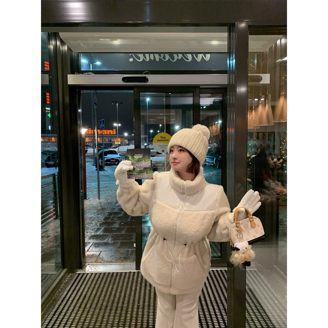 冬日急救!!!【显瘦掐腰一体!!!·“暖羊羊”】外套Z244CP2566