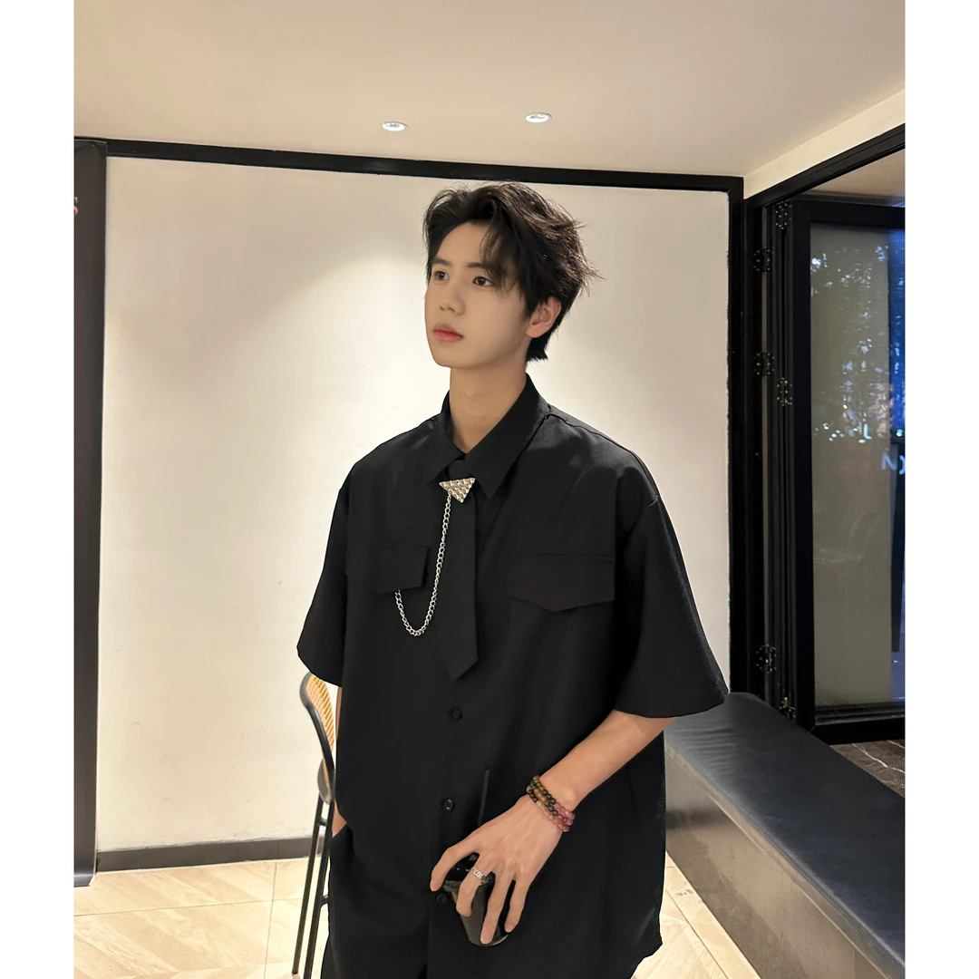 衬衫衬衣百搭夏季小众宽松学生学院风日系衬衣百搭夏季小众宽松