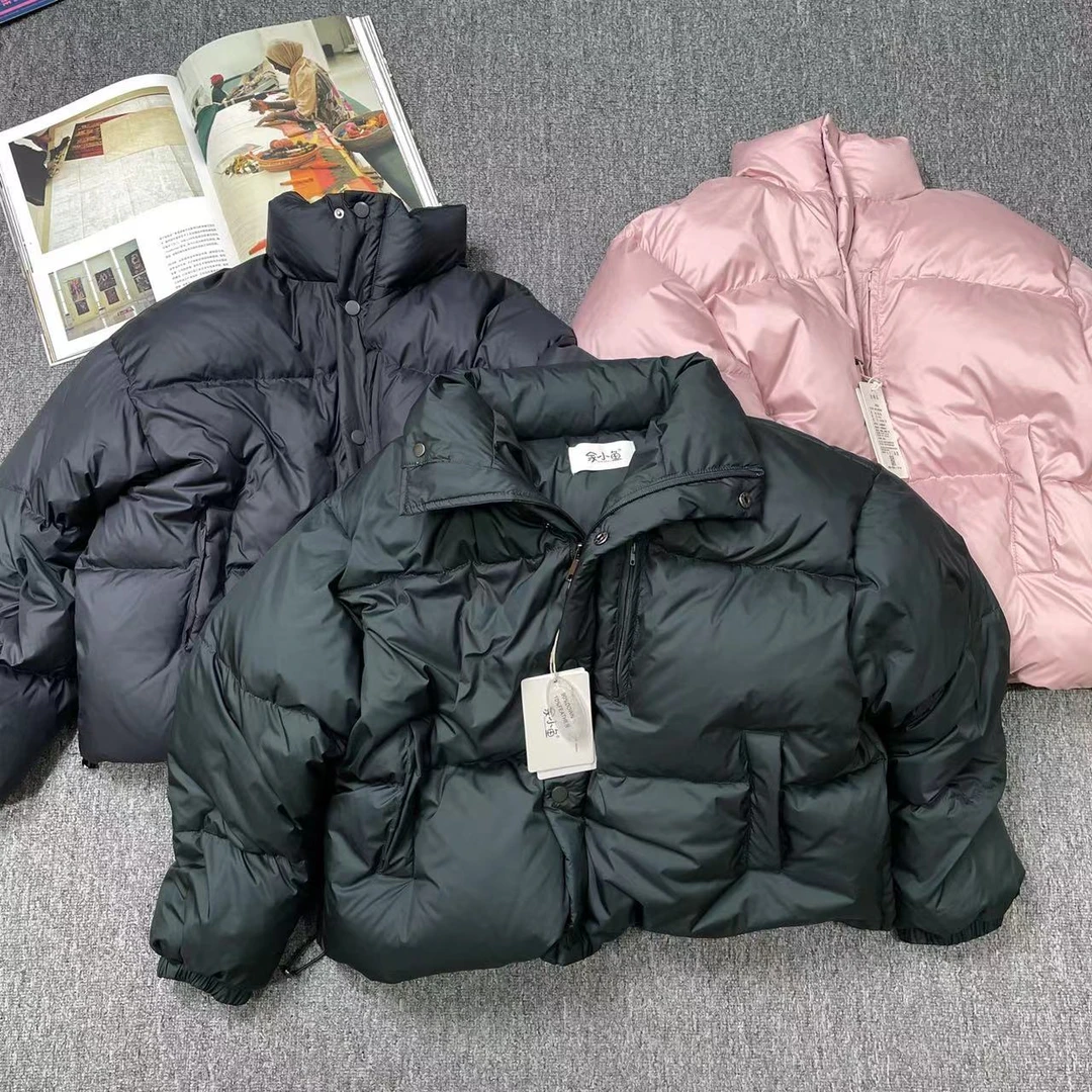 8184余小鱼 三色百搭不过时保暖时尚立领长袖羽绒服外套女装